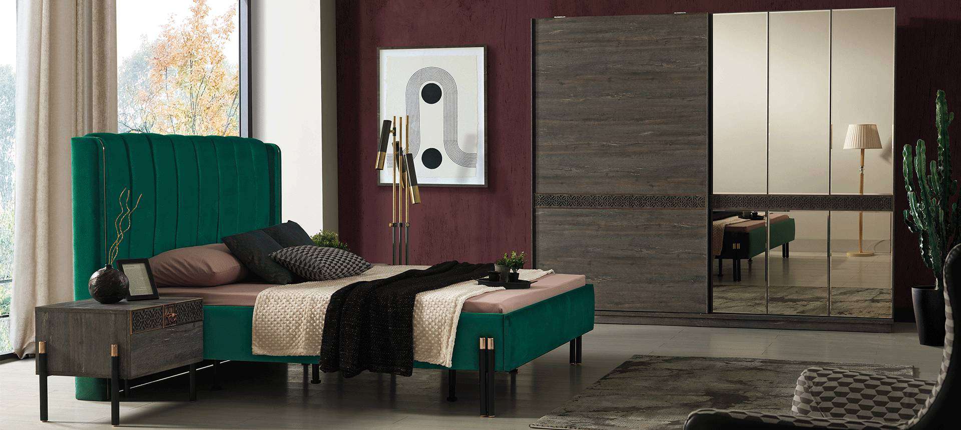 WELLA YATAK ODASI 160 LIK BAZA BAŞLIK FRİG / FRİG